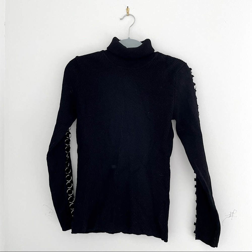 Zara Knit turtleneck with sleeve detail